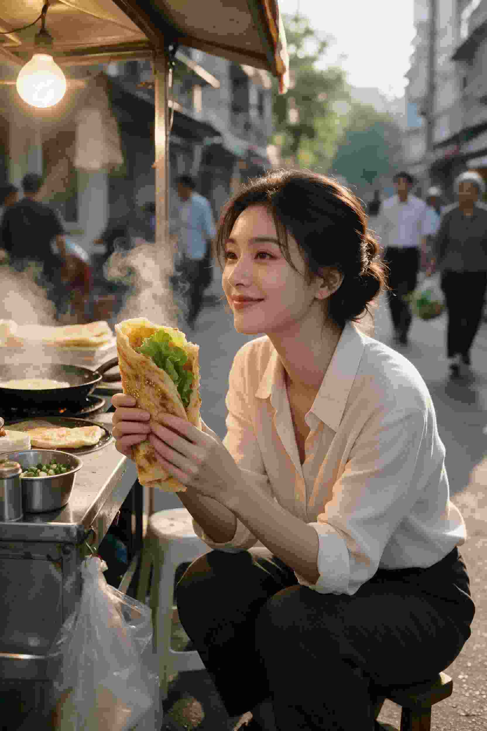 灿烂笑容